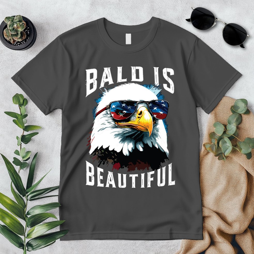 4th Of July Independence Day Bald Eagle Bald Is Beautiful Premium T-Shirt