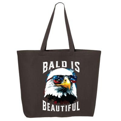 4th Of July Independence Day Bald Eagle Bald Is Beautiful 25L Jumbo Tote