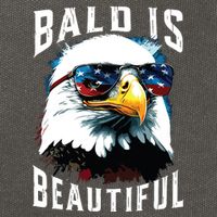 4th Of July Independence Day Bald Eagle Bald Is Beautiful Cotton Canvas Backpack