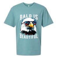 4th Of July Independence Day Bald Eagle Bald Is Beautiful Sueded Cloud Jersey T-Shirt