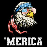 4th Of July Merica Usa Flag Bald Eagle Patriotic Veteran City Backpack
