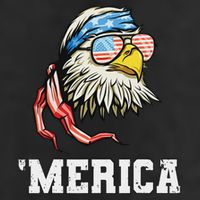 4th Of July Merica Usa Flag Bald Eagle Patriotic Veteran 11oz C Handle Ceramic Mug