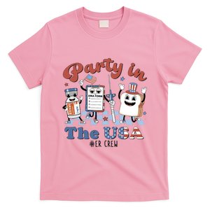 4th Of July ER Nurse Party In The USA Emergency Room Crew T-Shirt