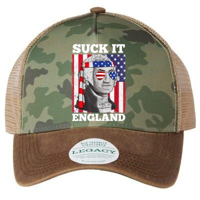 4th Of July Suck It England Washington In Patriotic Shade Legacy Tie Dye Trucker Hat