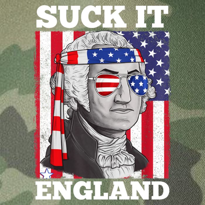 4th Of July Suck It England Washington In Patriotic Shade Legacy Tie Dye Trucker Hat