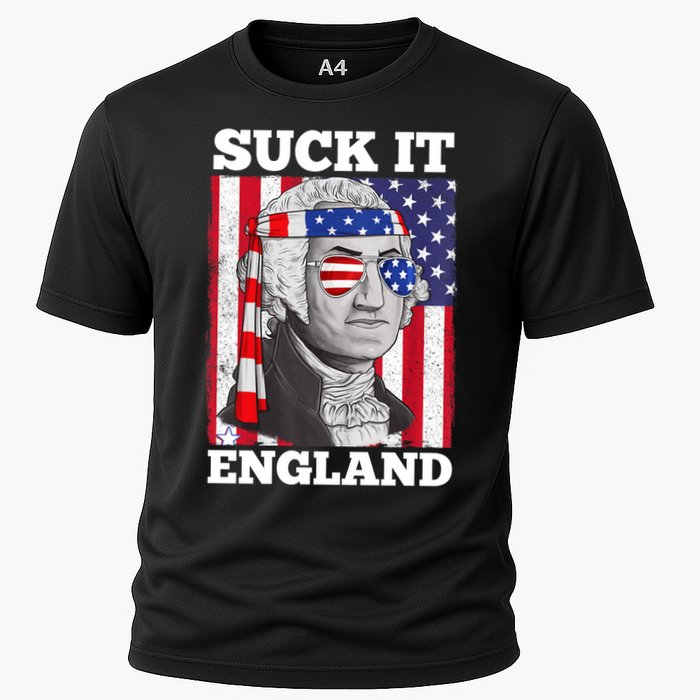 4th Of July Suck It England Washington In Patriotic Shade Performance Shirt