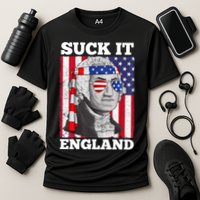 4th Of July Suck It England Washington In Patriotic Shade Performance Shirt