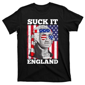 4th Of July Suck It England Washington In Patriotic Shade T-Shirt