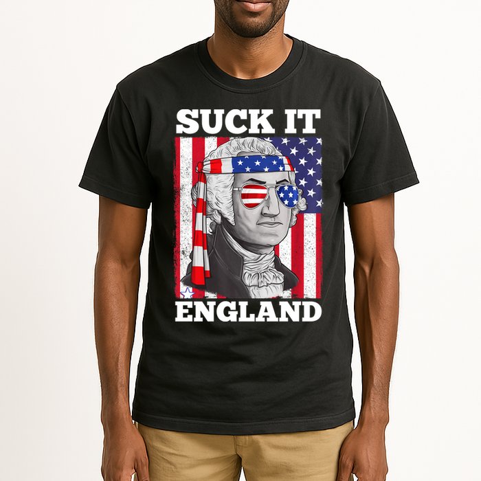 4th Of July Suck It England Washington In Patriotic Shade Tall T-Shirt