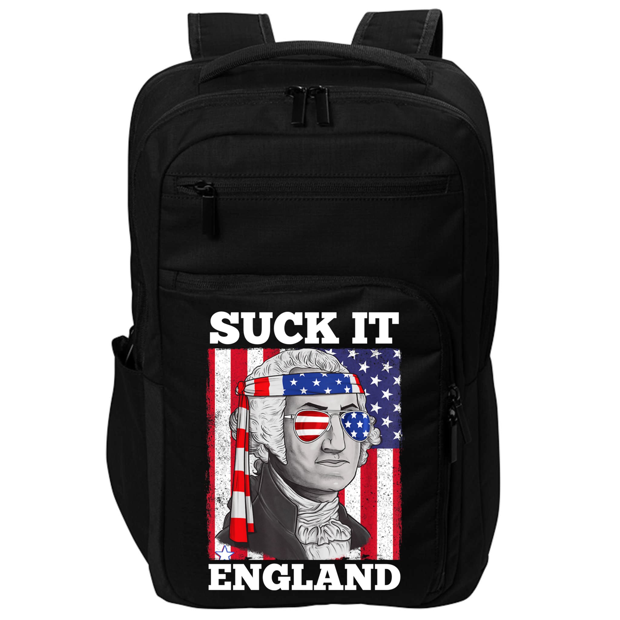 4th Of July Suck It England Washington In Patriotic Shade Impact Tech Backpack