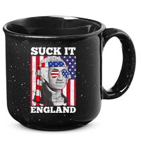 4th Of July Suck It England Washington In Patriotic Shade 15oz Campfire Ceramic Mug