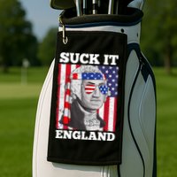 4th Of July Suck It England Washington In Patriotic Shade Golf Towel