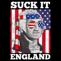 4th Of July Suck It England Washington In Patriotic Shade Visor