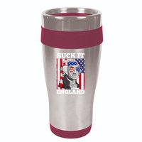 4th Of July Suck It England Washington In Patriotic Shade 16oz Travel Tumbler