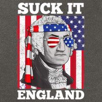 4th Of July Suck It England Washington In Patriotic Shade Cotton Canvas Backpack