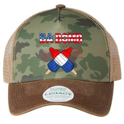 4th Of July DA Bomb Popsicle Pop You American Flag Men Women Legacy Tie Dye Trucker Hat