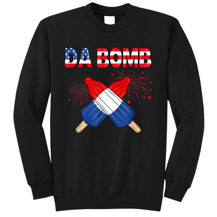 4th Of July DA Bomb Popsicle Pop You American Flag Men Women Sweatshirt