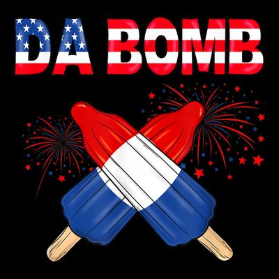 4th Of July DA Bomb Popsicle Pop You American Flag Men Women T-Shirt