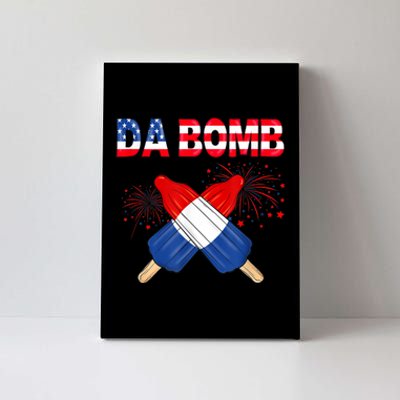 4th Of July DA Bomb Popsicle Pop You American Flag Men Women Canvas