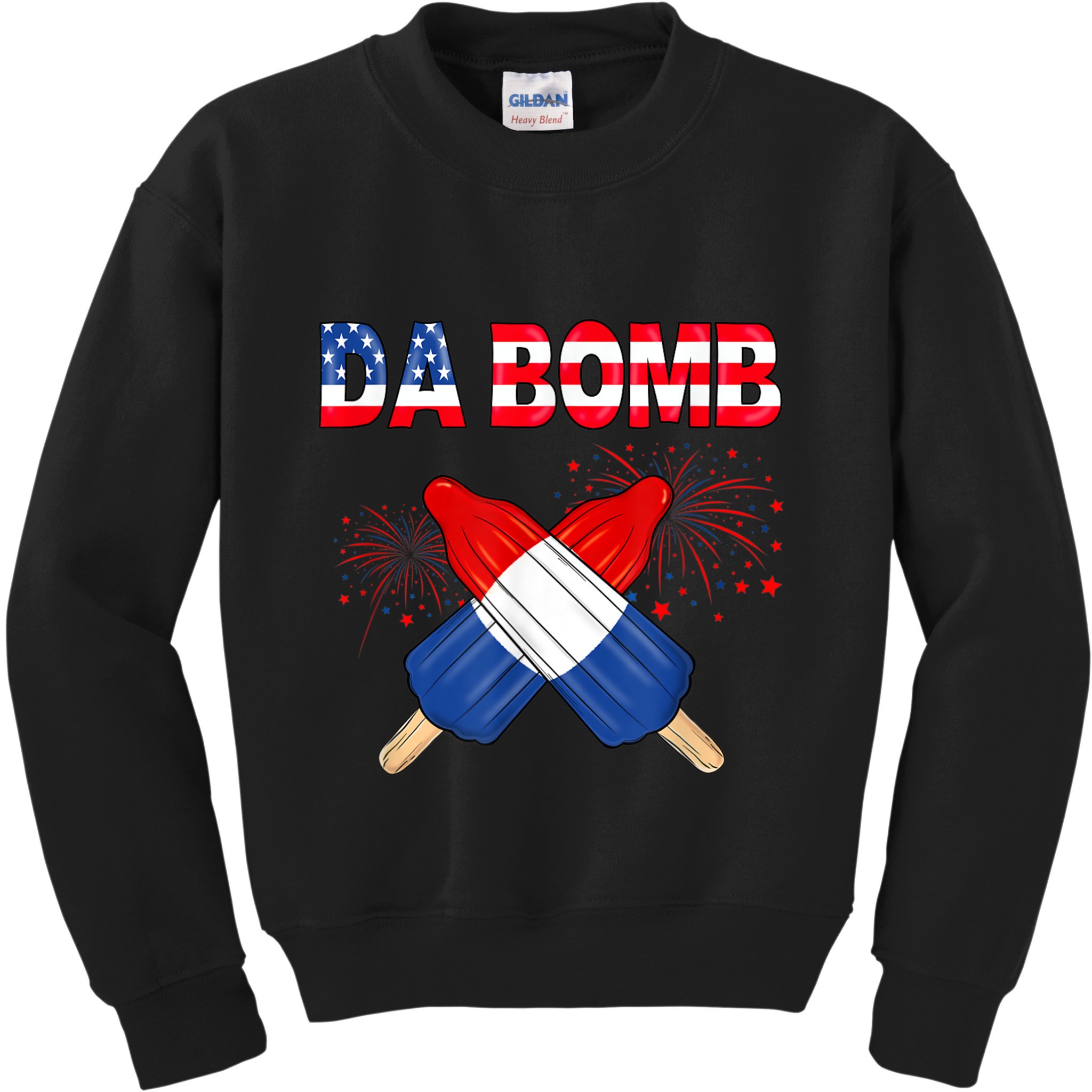 4th Of July DA Bomb Popsicle Pop You American Flag Men Women Kids Sweatshirt