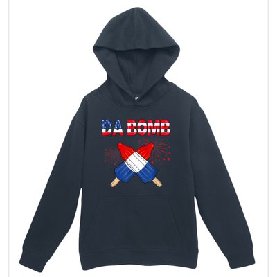 4th Of July DA Bomb Popsicle Pop You American Flag Men Women Urban Pullover Hoodie