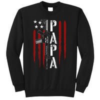 4th of July Papa Dad Daddy AR15 Gun Patriotic Fathers Day Sweatshirt