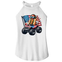 4th Of July Hot Dog Sunglasses Patriotic Monster Truck Boy Women's Perfect Tri Rocker Tank