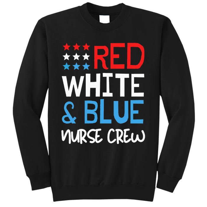 4th Of July Nurse Crew Scrub Tops Patriotic Nurses Matching Sweatshirt