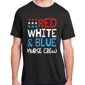 4th Of July Nurse Crew Scrub Tops Patriotic Nurses Matching Adult ChromaSoft Performance T-Shirt