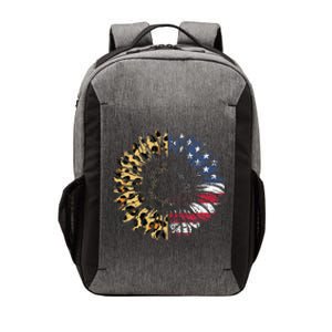 4th Of July Sunflower American Flag Leopard Funny Women Kids Vector Backpack