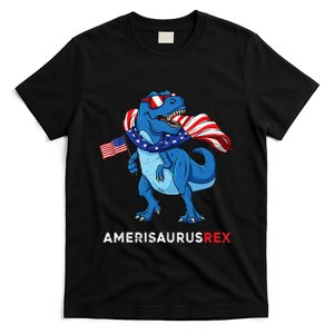 4th Of July Amerisaurus T Rex Dinosaur T-Shirt