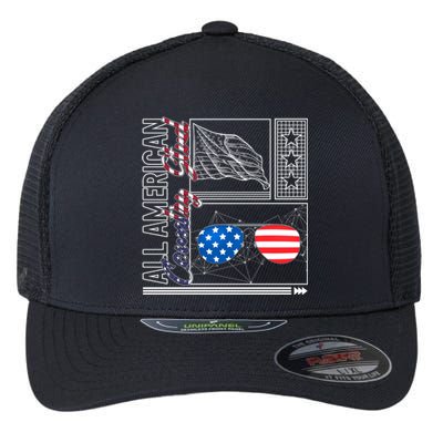 4th Of July All American Country Stud Usa Flag Independence Meaningful Gift Flexfit Unipanel Trucker Cap