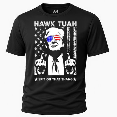 4th Of July Hawk Tush Spit On That Thang Viral Election Parody Funny Gift Cooling Performance Crew T-Shirt