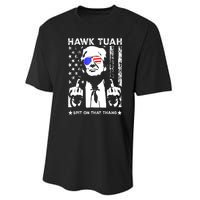 4th Of July Hawk Tush Spit On That Thang Viral Election Parody Funny Gift Performance Sprint T-Shirt