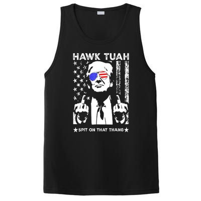 4th Of July Hawk Tush Spit On That Thang Viral Election Parody Funny Gift PosiCharge Competitor Tank