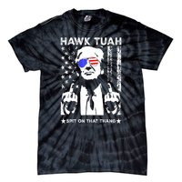 4th Of July Hawk Tush Spit On That Thang Viral Election Parody Funny Gift Tie-Dye T-Shirt