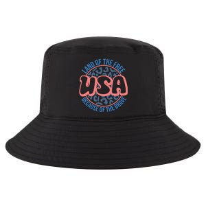 4th Of July Land Of The Free Because Of The Brave Usa Gift Cool Comfort Performance Bucket Hat