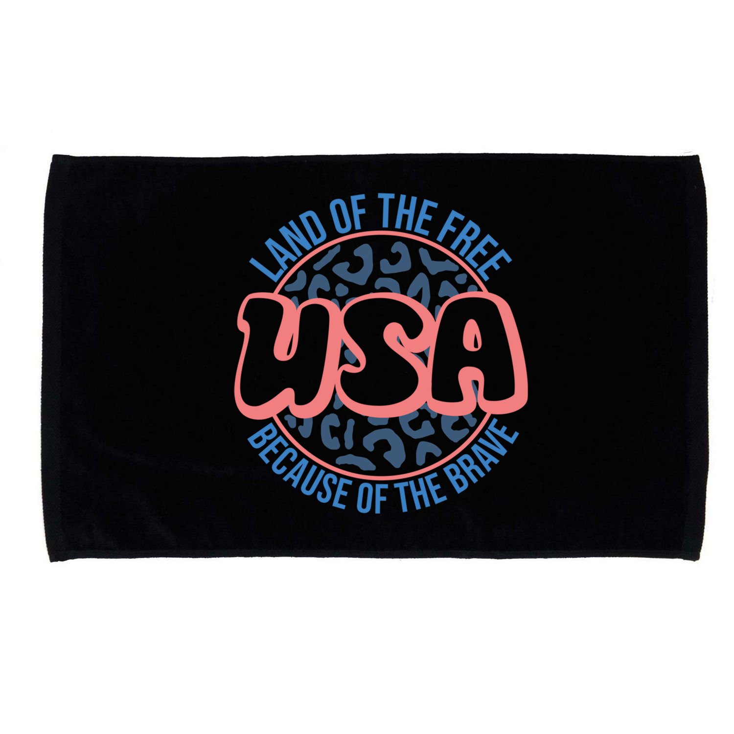 4th Of July Land Of The Free Because Of The Brave Usa Gift Microfiber Hand Towel