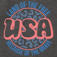 4th Of July Land Of The Free Because Of The Brave Usa Gift Vector Backpack