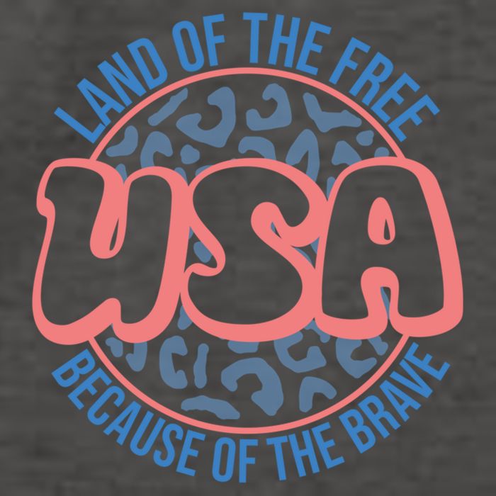 4th Of July Land Of The Free Because Of The Brave Usa Gift Vector Backpack