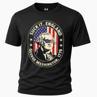 4th of July Suck It England George Washington 1776 Cooling Performance Crew T-Shirt