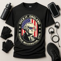 4th of July Suck It England George Washington 1776 Cooling Performance Crew T-Shirt