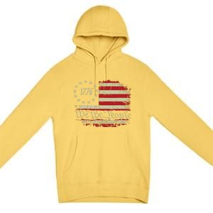 4th Of July Shirts We The People 1776 Usa Flag Premium Pullover Hoodie