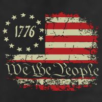 4th Of July Shirts We The People 1776 Usa Flag 7 Panel Mesh Trucker Snapback Hat