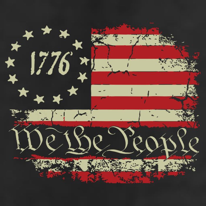 4th Of July Shirts We The People 1776 Usa Flag 7 Panel Mesh Trucker Snapback Hat