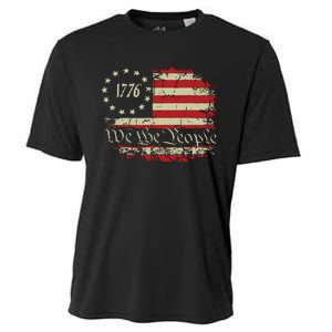 4th Of July Shirts We The People 1776 Usa Flag Cooling Performance Crew T-Shirt