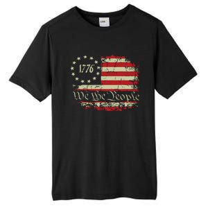 4th Of July Shirts We The People 1776 Usa Flag Tall Fusion ChromaSoft Performance T-Shirt