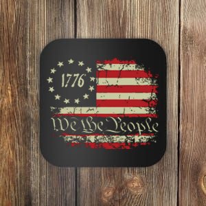 4th Of July Shirts We The People 1776 Usa Flag Coaster