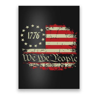 4th Of July Shirts We The People 1776 Usa Flag Poster