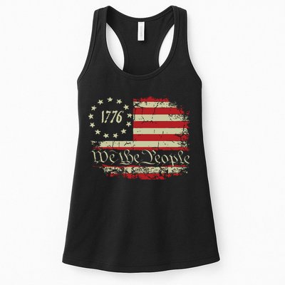 4th Of July Shirts We The People 1776 Usa Flag Womens Tank Top